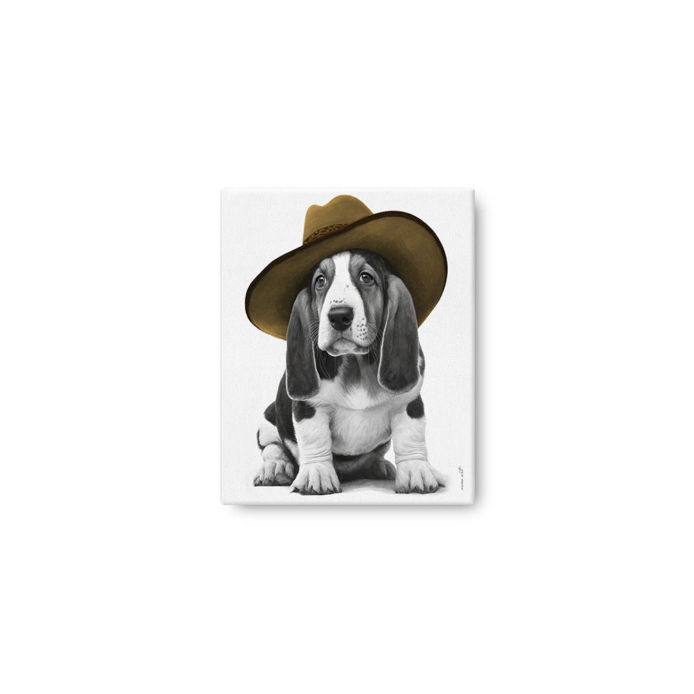 Basset Hound Puppy (Thin Canvas)
