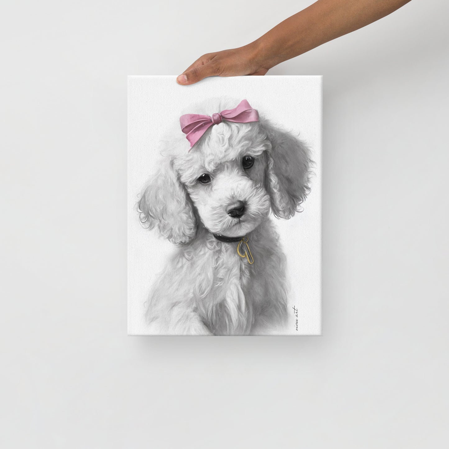 Poodle Puppy (Thin Canvas)