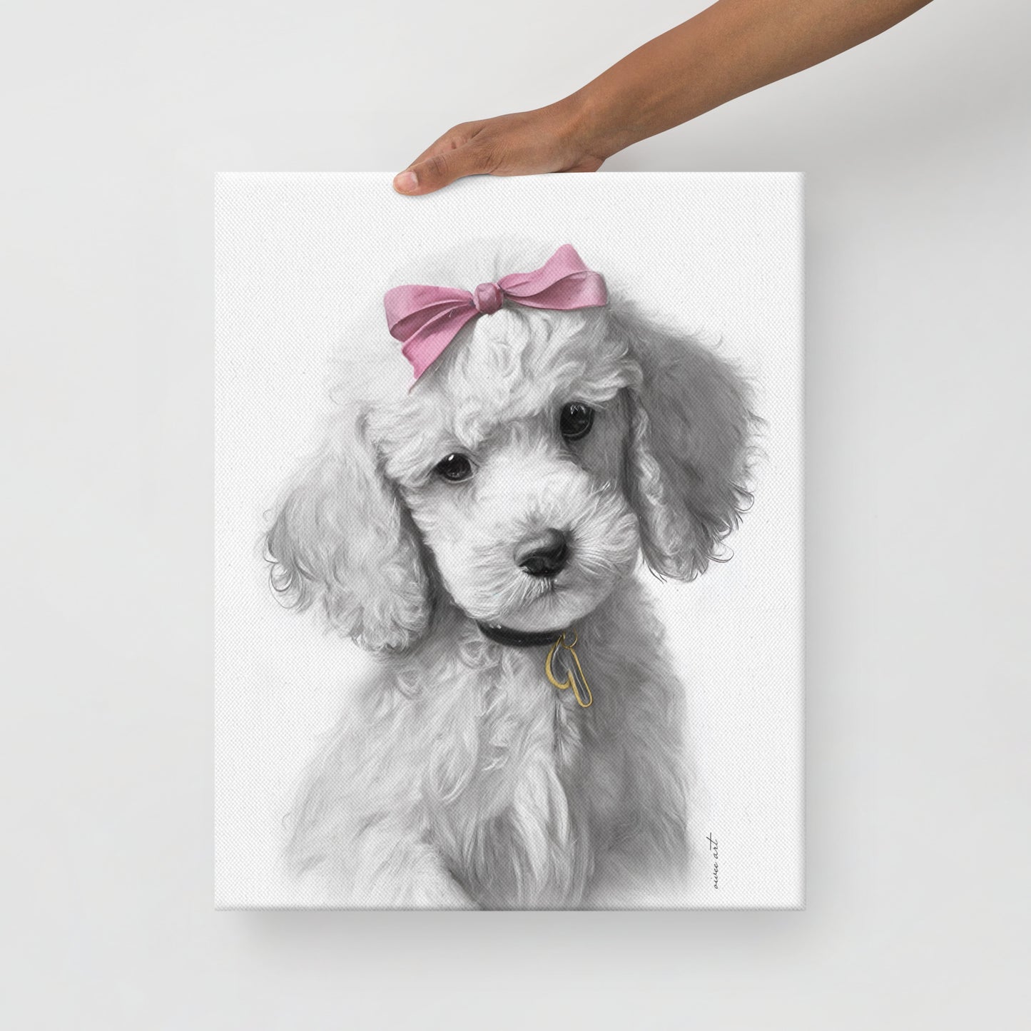 Poodle Puppy (Thin Canvas)
