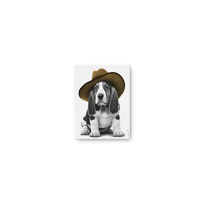 Basset Hound Puppy (Thin Canvas)