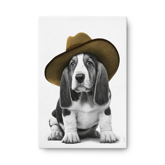 Basset Hound Puppy (Thin Canvas)