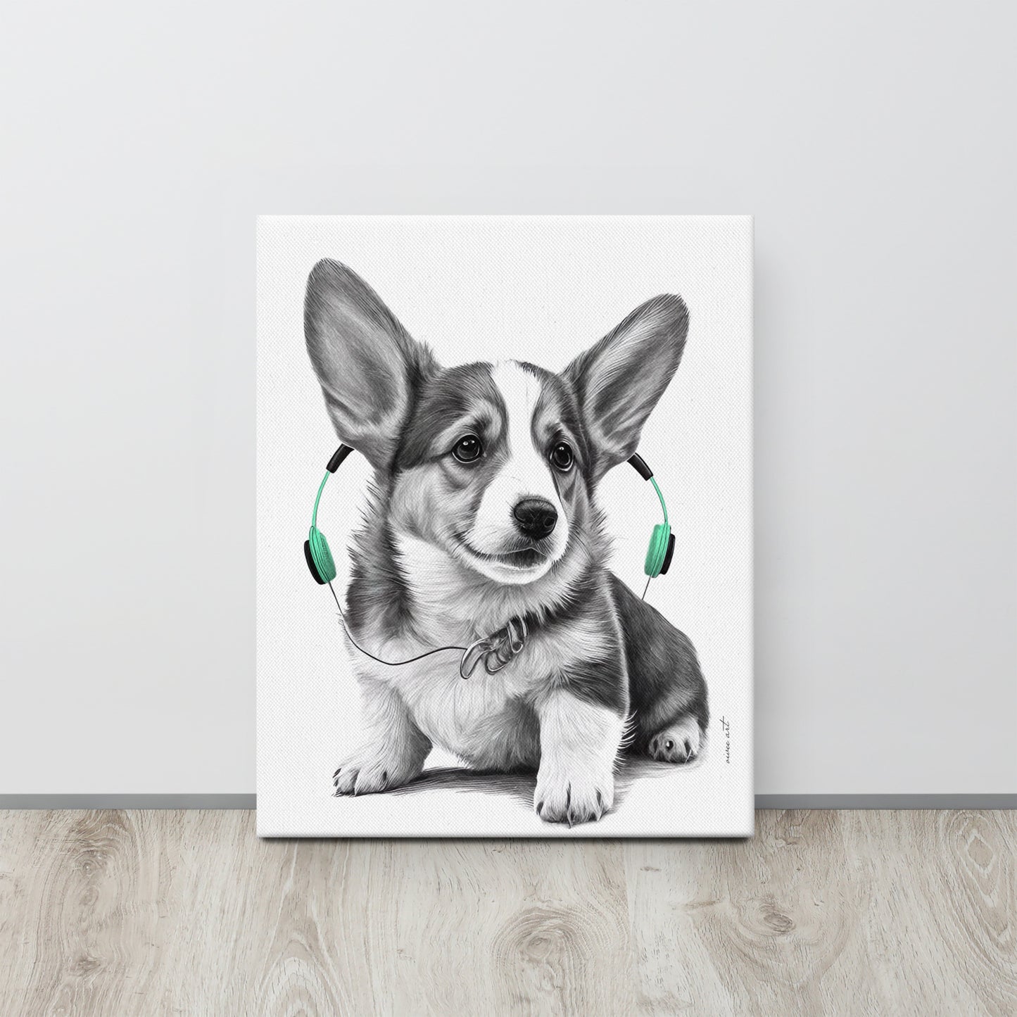 Corgy Puppy (Thin Canvas)