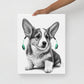 Corgy Puppy (Thin Canvas)