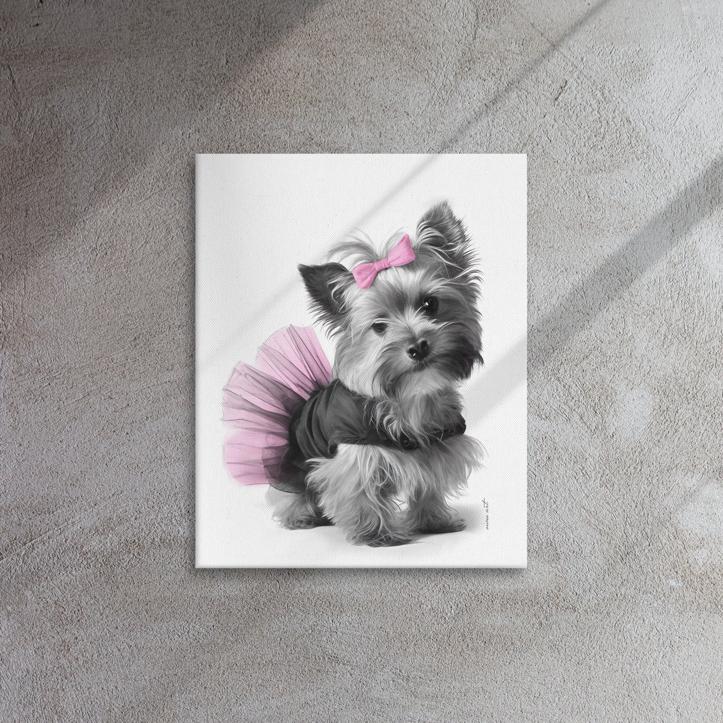 Yorkshire Terrier Puppy (Thin Canvas)