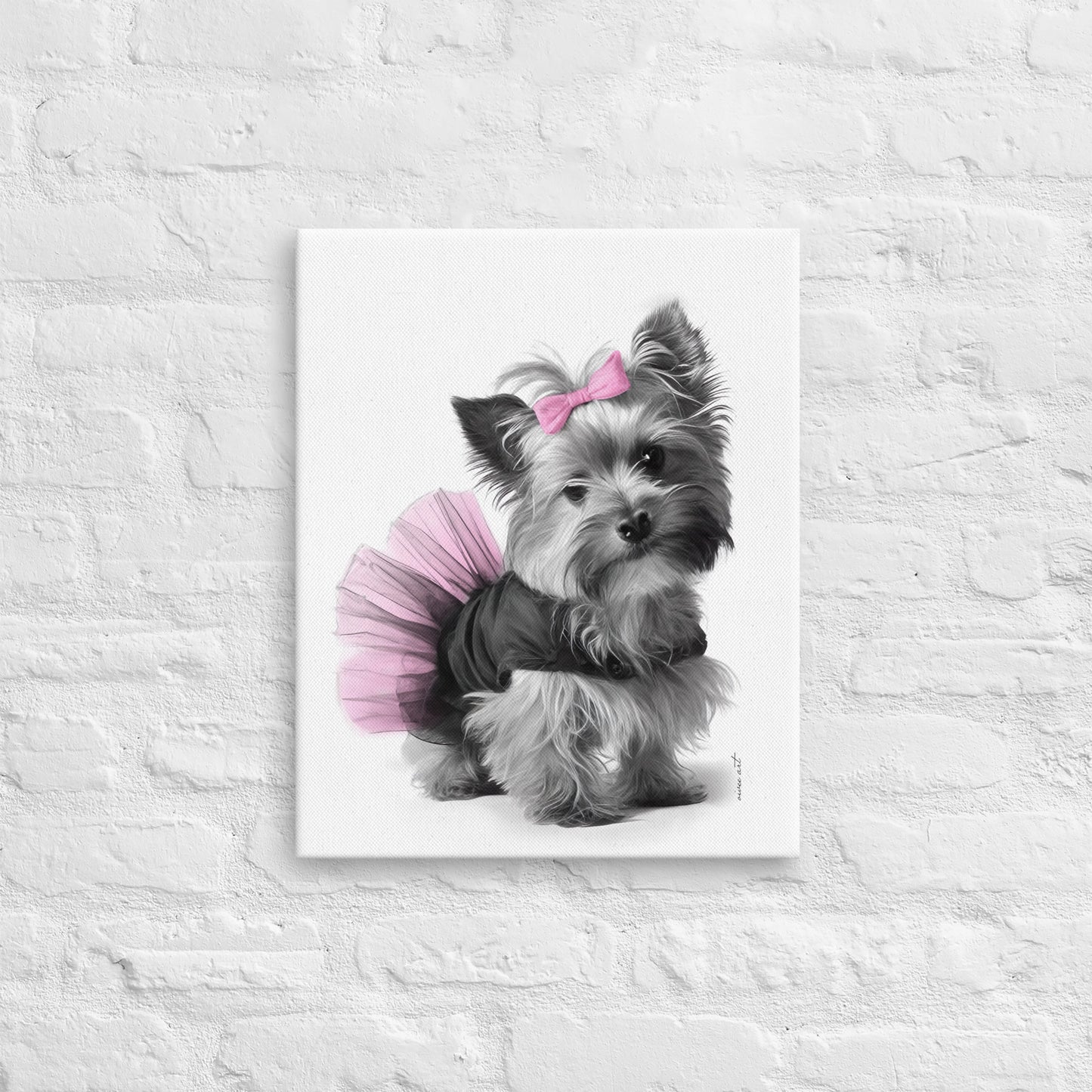 Yorkshire Terrier Puppy (Thin Canvas)