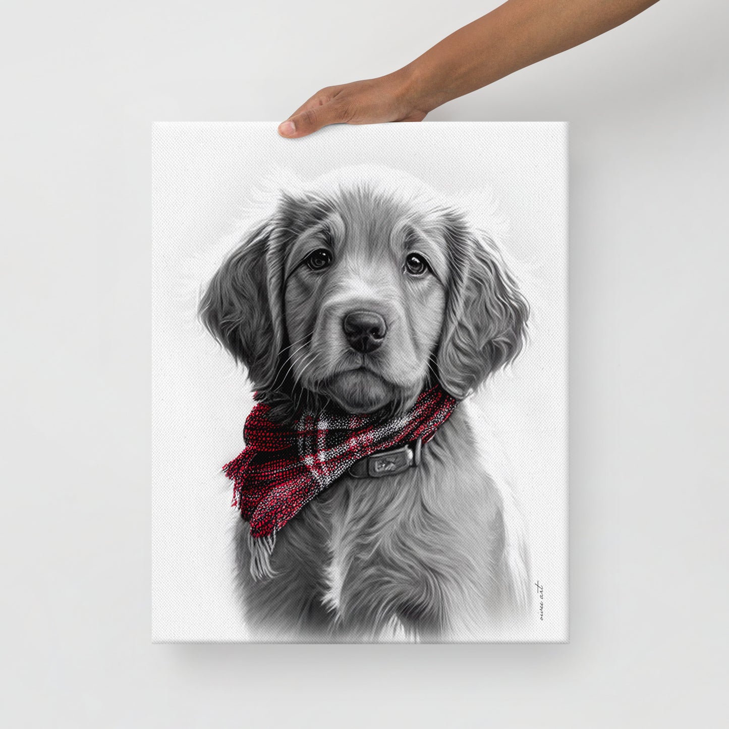 Golden Retriever Puppy (Thin Canvas)