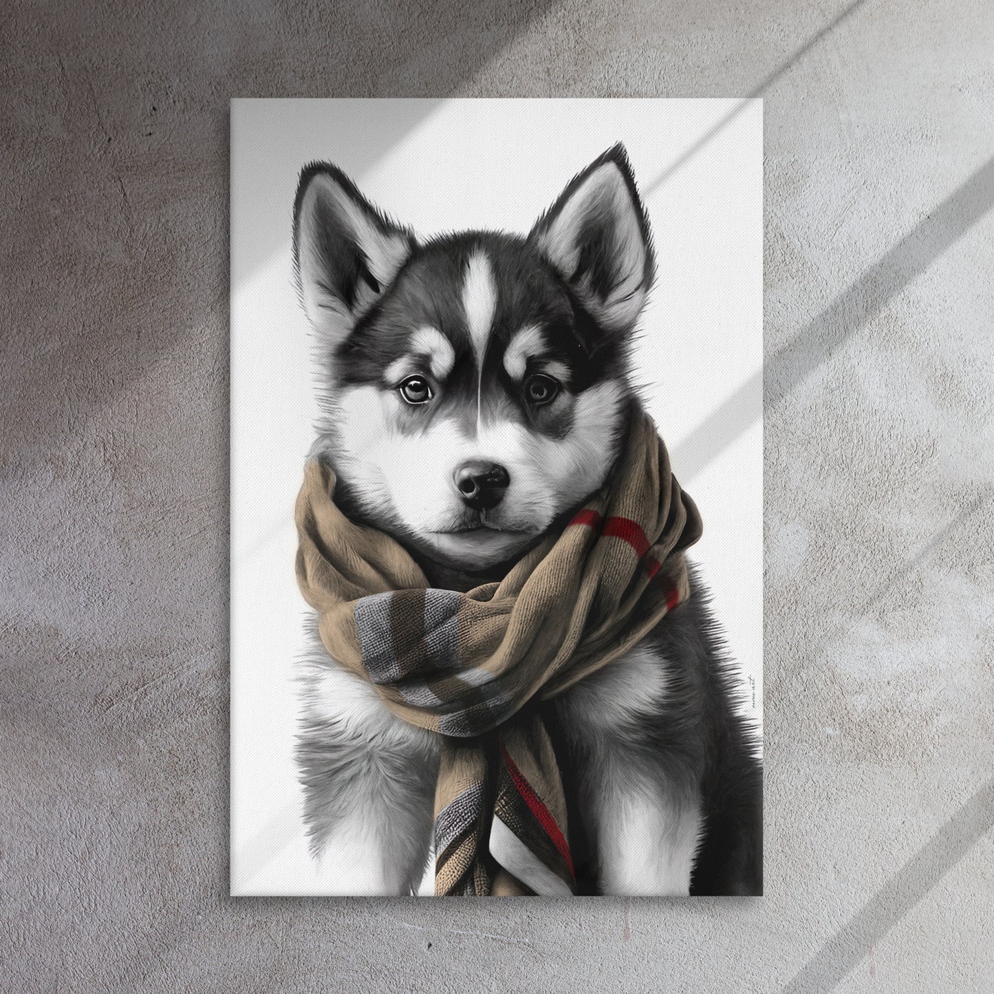 Husky Puppy (Thin Canvas)