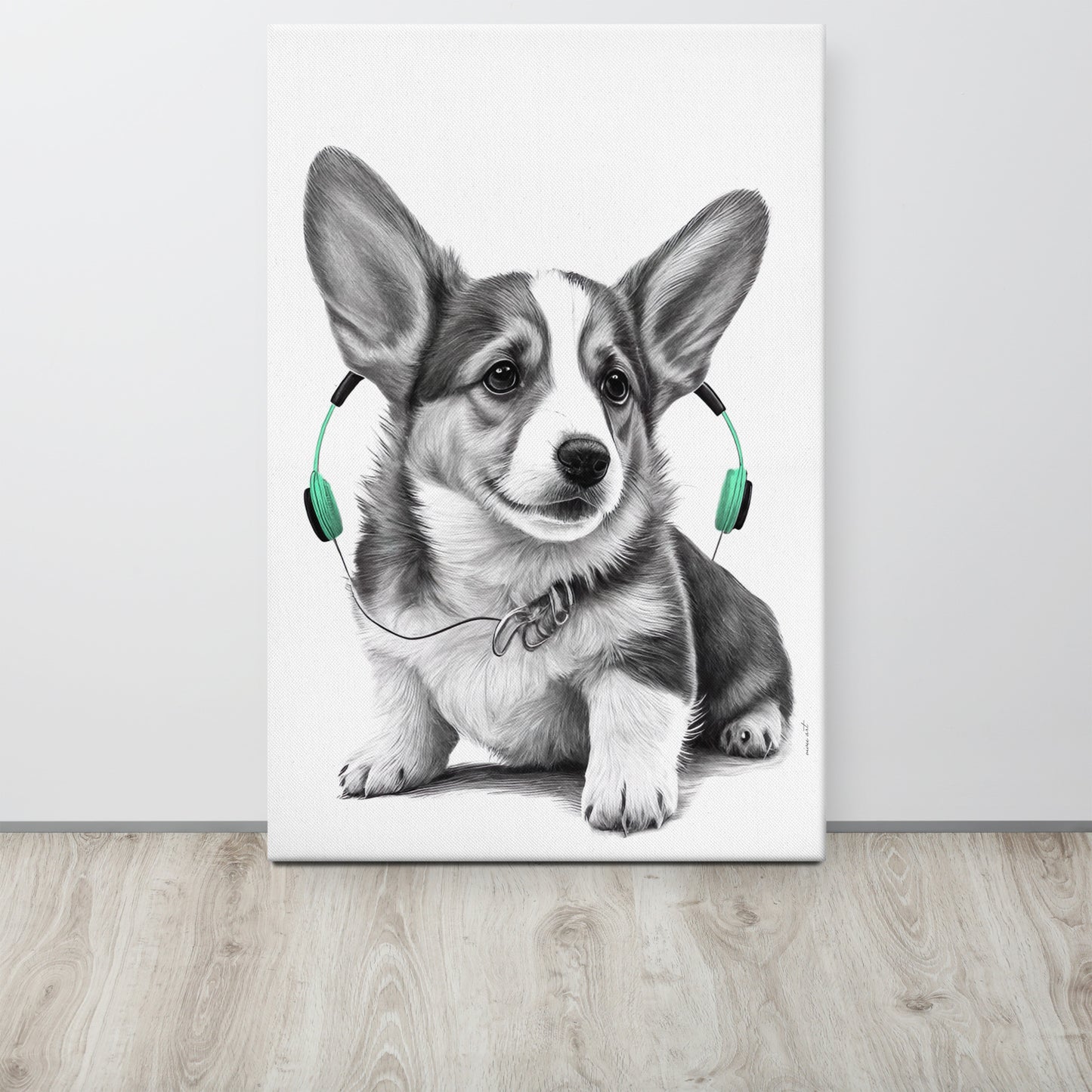 Corgy Puppy (Thin Canvas)