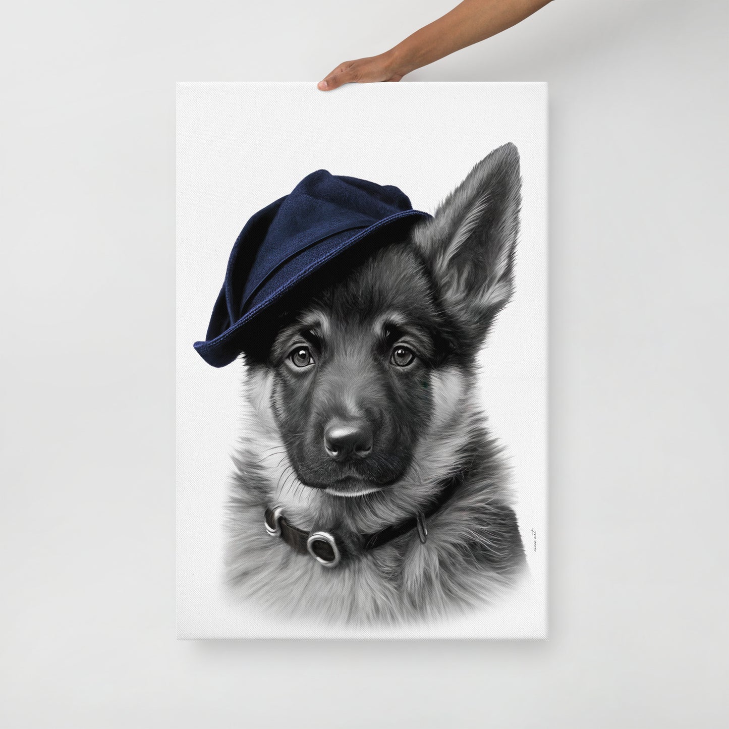 German Shepherd Puppy (Thin Canvas)
