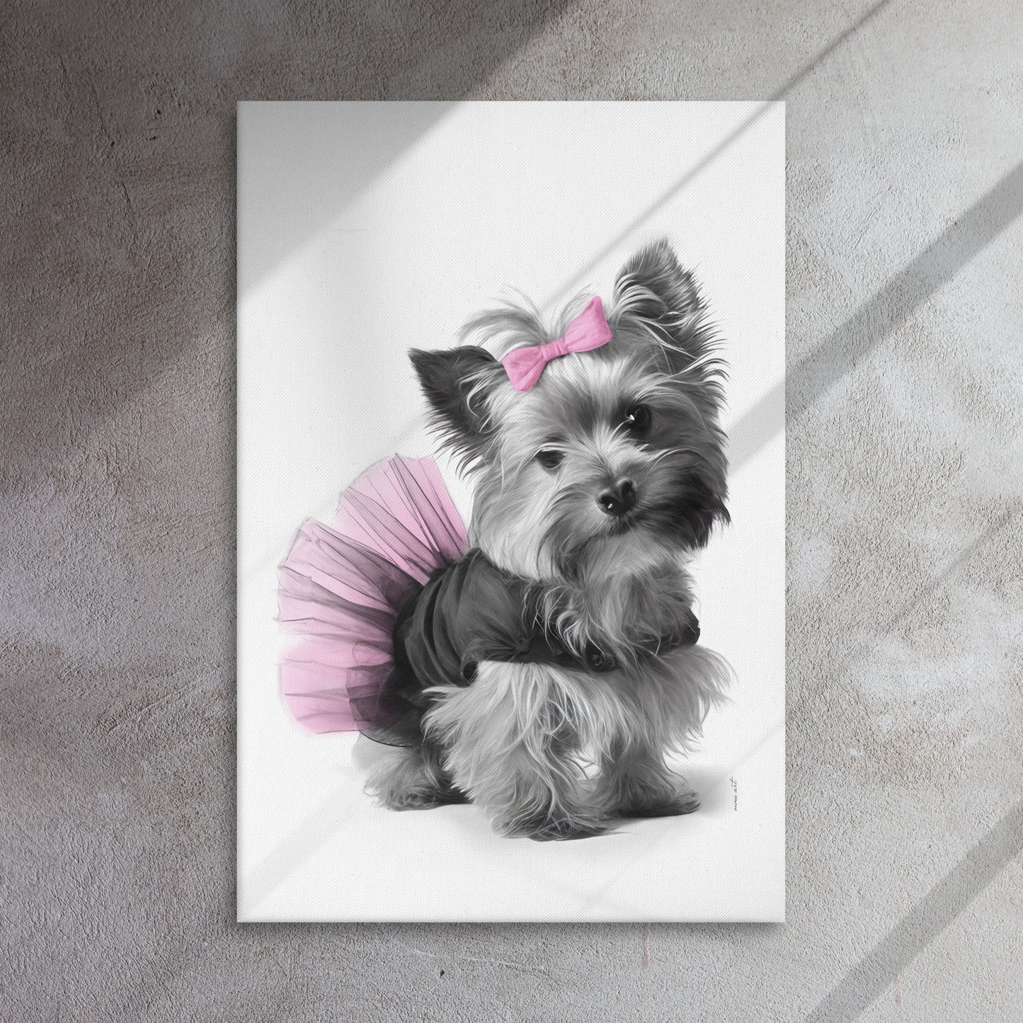 Yorkshire Terrier Puppy (Thin Canvas)