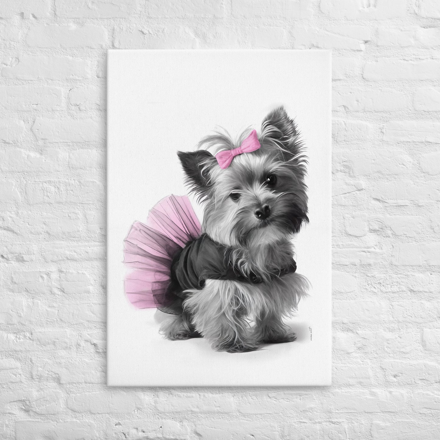 Yorkshire Terrier Puppy (Thin Canvas)